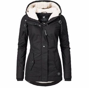 Women’s Hooded Zippered Parka Coat